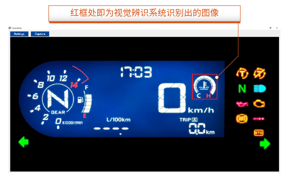 機車儀表板測試平臺解決方案 (AMDT)：視覺辨識系統(tǒng)